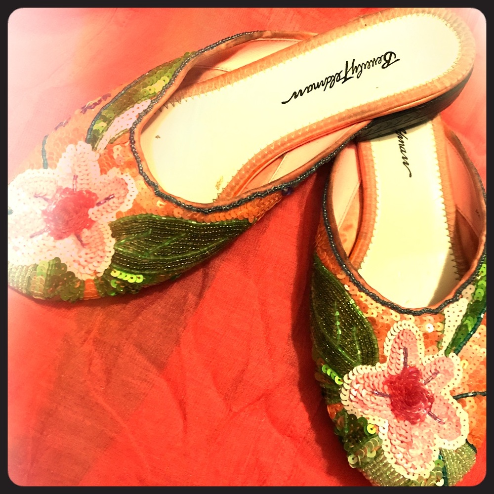 Beverly Feldman sequined flats